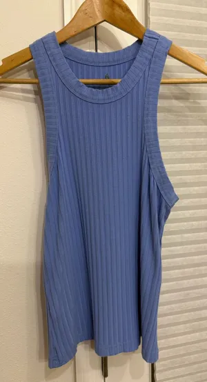 Blue Free people Movement ribbed tank S thumbnail 1