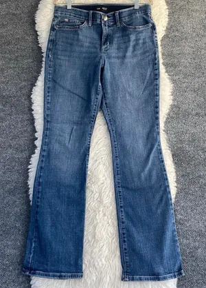 Lee Regular Fit Bootcut Mid Rise Blue Denim Jeans Western Rodeo Country Y2k thumbnail 1