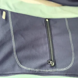 Alo Yoga CoolFit Jacket Womens Navy Blue Colorblock Full‎ Zip Running Medium thumbnail 8