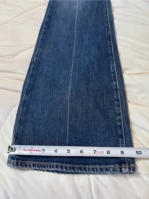 Paige Laurel Canyon Bootcut Women’s Blue Embroidered Jeans - Size 32 thumbnail 14
