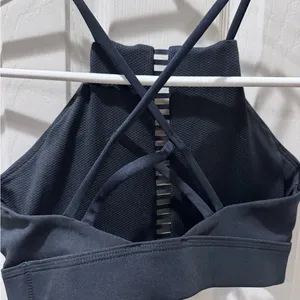 Nike Women's Dri-FIT Indy Rainbow Ladder Sports Bra‎ Black XS NWOT thumbnail 2