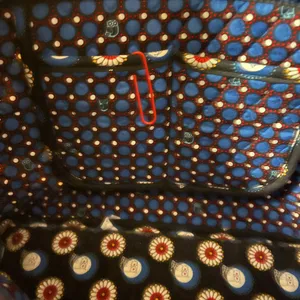 Vera Bradley Tote 14 x 10 blue women's handbag thumbnail 7