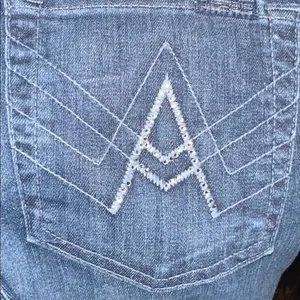 7 for All Mankind size 29 dark wash A pocket western jeans thumbnail 7