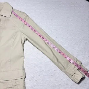 J.Crew‎ 100% cotton tan trench coat with hidden buttons down front Size XS thumbnail 8