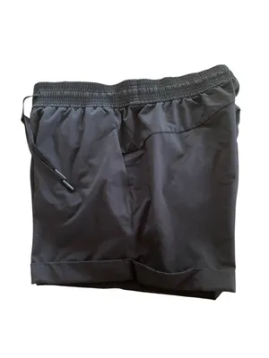 Lululemon On the Fly Shorts Black Sz 6 Cuffed Drawstring Running Athletic Pocket thumbnail 3
