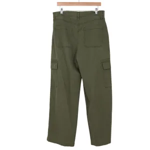 Jessica Simpson Cargo Pants Womens 12 Wide Leg Olive Green Utility Excellent thumbnail 4