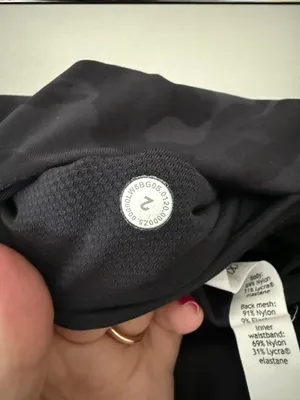 Lululemon Pace Rival High Rise Crop 22 Camo Leggings Women’s 2 Black thumbnail 7