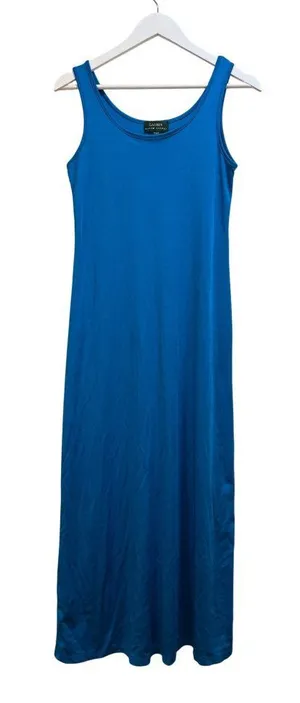 Lauren Ralph Lauren Sleeveless Maxi Dress Vintage Classic Drapey 1990s Y2K thumbnail 1
