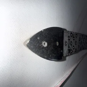 Vintage Chunky Y2K Studded Equestrian Western Boho Preppy Metal White Cross Belt thumbnail 12