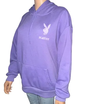 Playboy purple hoodie thumbnail 2