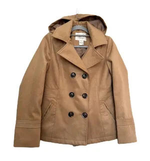 American‎ Rag Cie camel pea coat size M thumbnail 1