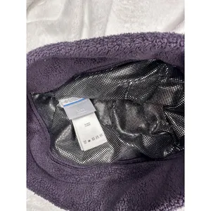 Columbia Hat Beanie Womens L Purple Fleece Omni-Heat Thermal Lined Winter Ski thumbnail 3