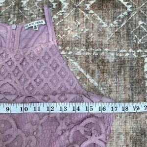 Black Swan Charlotte Lace Dress Size M Blush Pink Skater Fit Flare Wedding Guest thumbnail 12