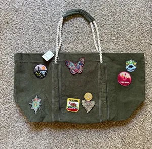 Free People Been There Badge Tote Bag NWT thumbnail 4