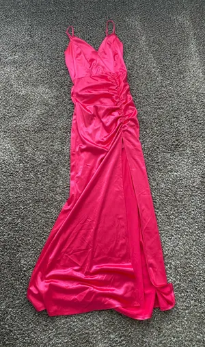 Dillard's Pink Prom Dress thumbnail 1