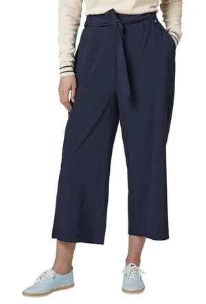 Helly Hansen Wide Leg Flowy Siren Culotte Pants Navy Blue Size Medium 34076-597 thumbnail 1