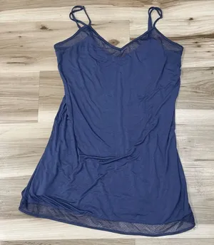 Victoria’s Secret Blue Slip Dress Nightgown Women's Large thumbnail 1