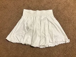 Justice running shorts, Joy Lab brown running shorts, White skirt thumbnail 2