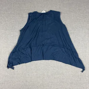 Ododos Tank Top Womens Small Blue Asymmetrical Hem Lightweight Athletic Yoga thumbnail 7