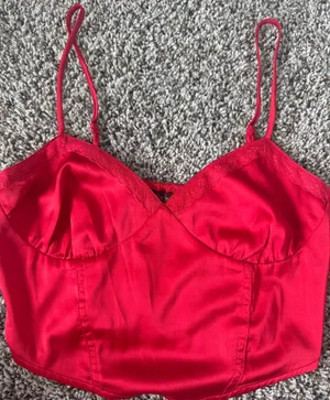 Cotton Candy LA Top Tank Red thumbnail 1