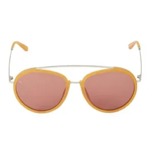 Smoke x Mirrors Viva 55mm Browline Aviator‎ Sunglasses in Matte Miel thumbnail 2