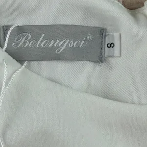 Belongsci Womens White Cut Out‎ Skater Dress Sleeveless Mini 8812# Size S NEW thumbnail 4
