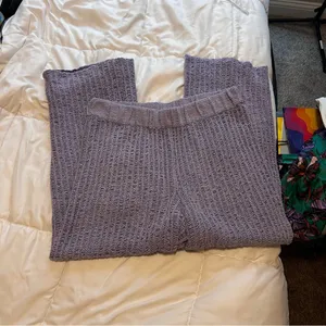 Free People Veronica Sweater Pants in Lavender Field Combo thumbnail 5