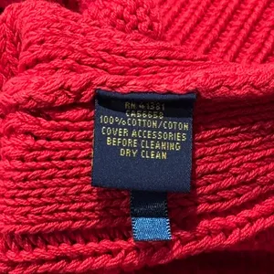 Polo Ralph Lauren Sweater Cable‎ Knit Preppy Academia Retro Classic Red Medium thumbnail 5