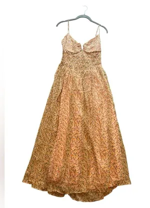 ASTR the Label Floral Print Pleated Midi Dress thumbnail 2