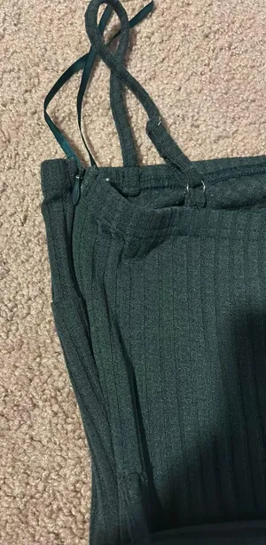 Teal Dress With Tie thumbnail 3