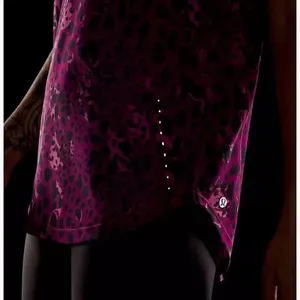 Lululemon Sculpt Tank Top Size 2 Cheetah Camo Magenta Purple Multi/Magenta thumbnail 11