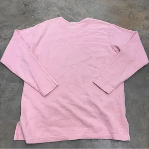 Chic Vintage Christmas Bear Womens Medium Pink Ugly Christmas Sweater 80s 90s thumbnail 6