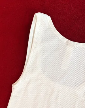 SKIMS cotton rib tank in marble size XS thumbnail 5