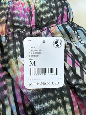 NWT Free People Movement The Way Home Shorts- Euphoria Print - Size Medium thumbnail 5
