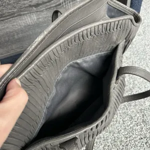 Coach Taylor‎ Gathered Leather Alexis Carryall Tote F25252 Grey Shoulder Handbag thumbnail 10