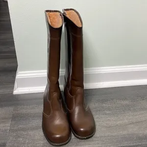 Rare vintage Dunham eskipets brown lined zipper boots size 5 thumbnail 2