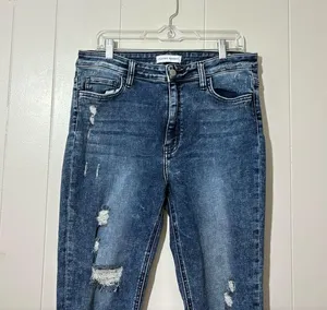 Vervet Flying Monkey Skinny Frayed Hem Distressed Y3524 Size 32 thumbnail 5