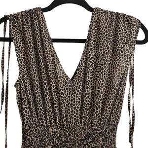 Banana Republic Women's Midi Dress animal print size 0 thumbnail 2