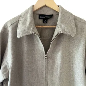 Linda Allard x Ellen Tracy 100% wool full zip women’s jacket size 14 thumbnail 5