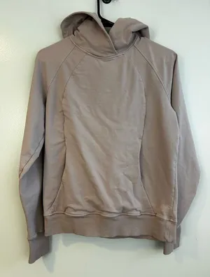 Lululemon Pullover Scuba Dusty Blush Hooded Sweatshirt/Hoodie Size 4 thumbnail 1