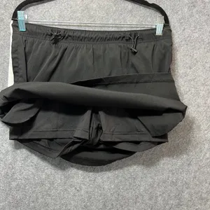 Danskin Now Skort Womens Large 12/14 Black‎ White Athletic Tennis Golf Skirt thumbnail 5