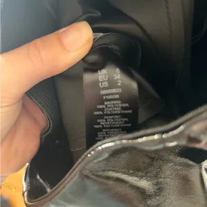 Black Latex Leggings Size 2 thumbnail 2