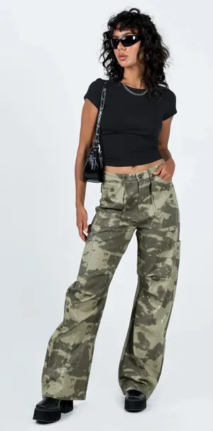 Lioness Miami Vice Pants Camo Size Small thumbnail 1