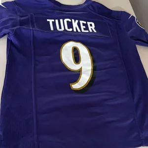 NFL Ravens Purple Jersey with Gold Accents thumbnail 1