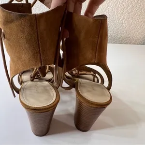 Marc Fisher Paradox Gladiator‎ Lace Tie Sandals Size 6.5 Boho Lace Up strappy thumbnail 9