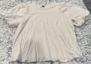 old navy bubble short sleeve top thumbnail 1