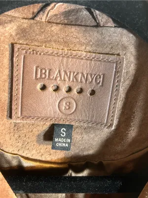 Blank NYC Suede Moto Jacket - Brown thumbnail 3