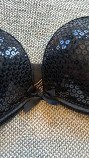 Victoria's Secret bra black sequin 32c thumbnail 5