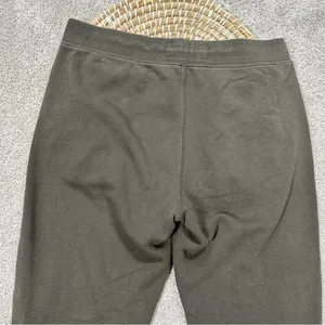 Abercrombie & Fitch Sunday Jogger Logo Sweat Pants Pull On Mid Rise in Green S thumbnail 6