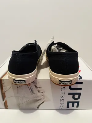 Superga 2750 Cotu Black White Sneaker thumbnail 3